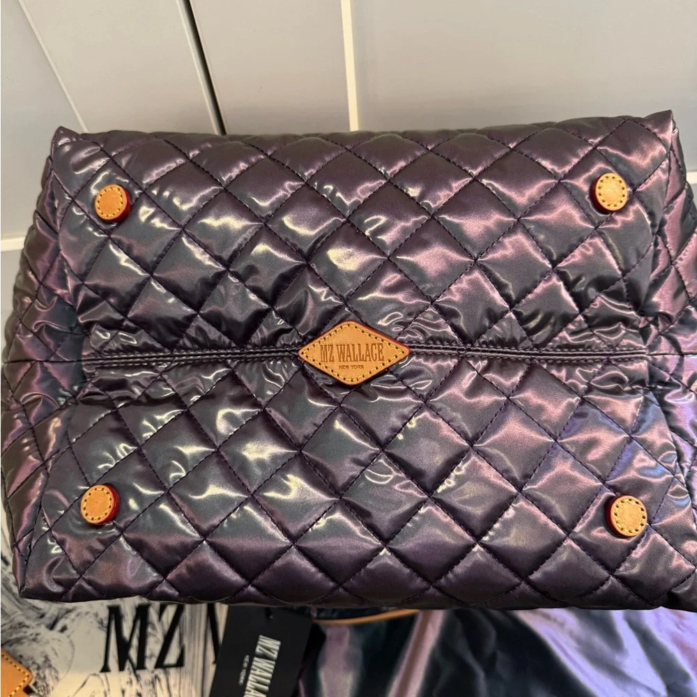NWT MZ Wallace Small Metro Tote Deluxe Gemstone Iridescent RARE - Picture 6 of 13